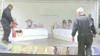 The Campaign for Wool bedding fire test - The wool Room