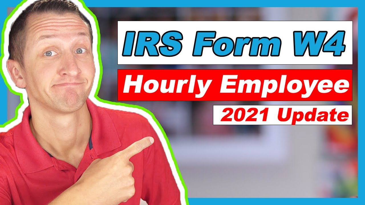 How to fill out IRS Form W4 Hourly Employee - YouTube