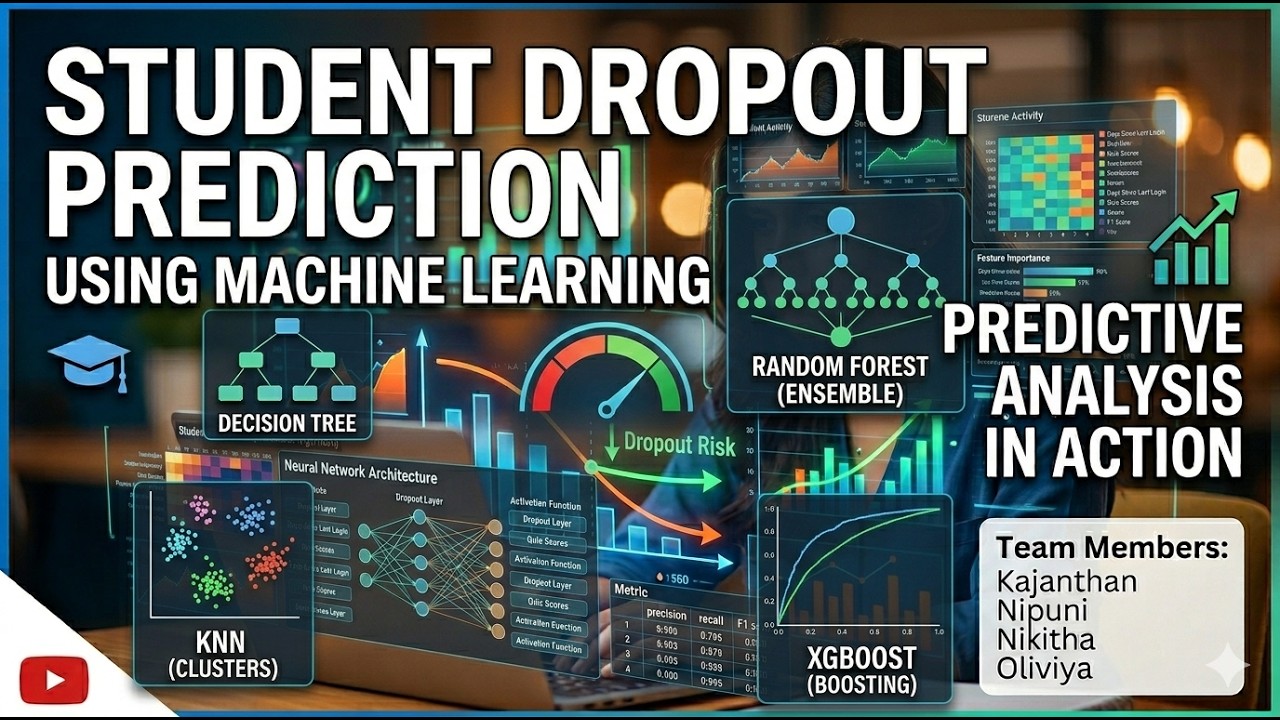 Student Dropout Prediction using Machine Learning | XGBoost, Random ...