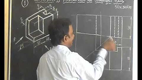 Engineering graphics MADE EASY by Prof.Dr R.Edison free hand sketching Problem 01