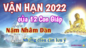 Vận Hạn Năm 2022 của 12 Con Giáp - Tuổi TÝ SỬU DẦN MÃO THÌN TỴ NGỌ MÙI THÂN DẬU TUẤT HỢI