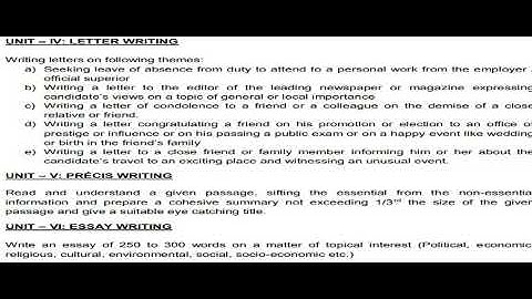 TNPSC GROUP I A SERVICE ASSISTANT CONSERVATOR OF FORESTS SYLLABUS IN GENERAL ENGLISH