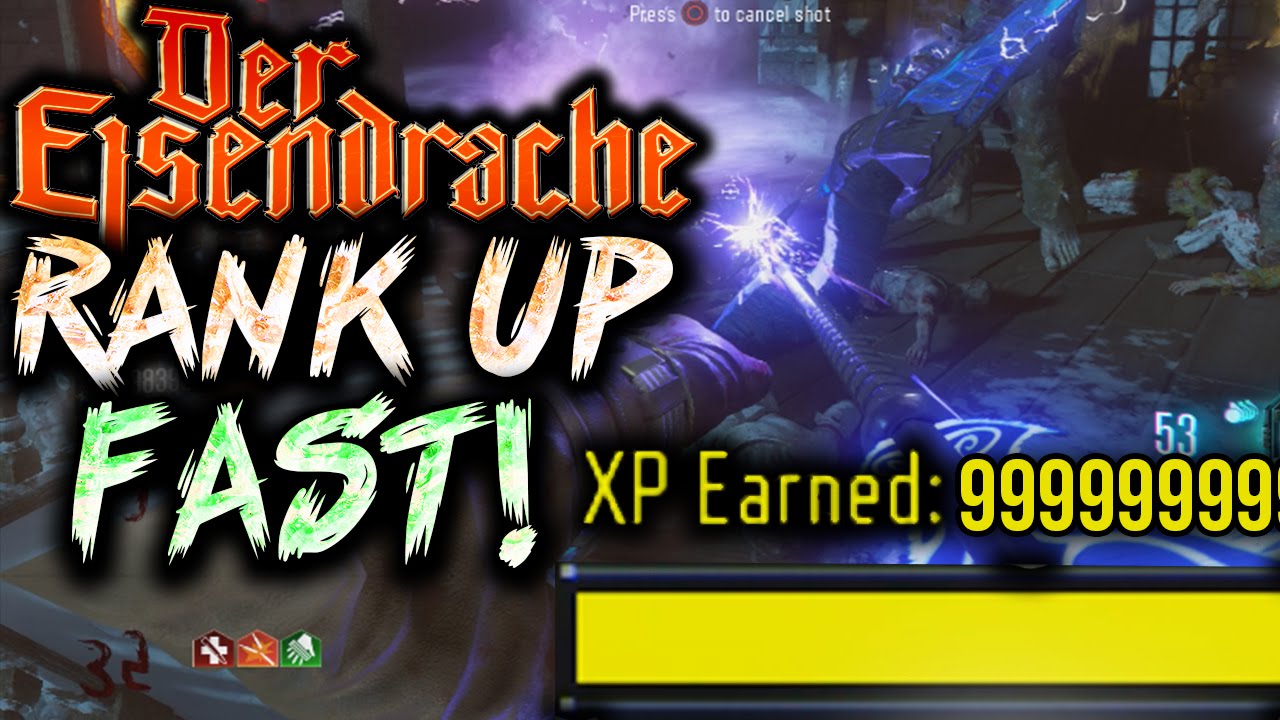“Der Eisendrache” Rank Up Fast On New Map! Simple Camping Strategy! (Black Ops 3 Zombies)