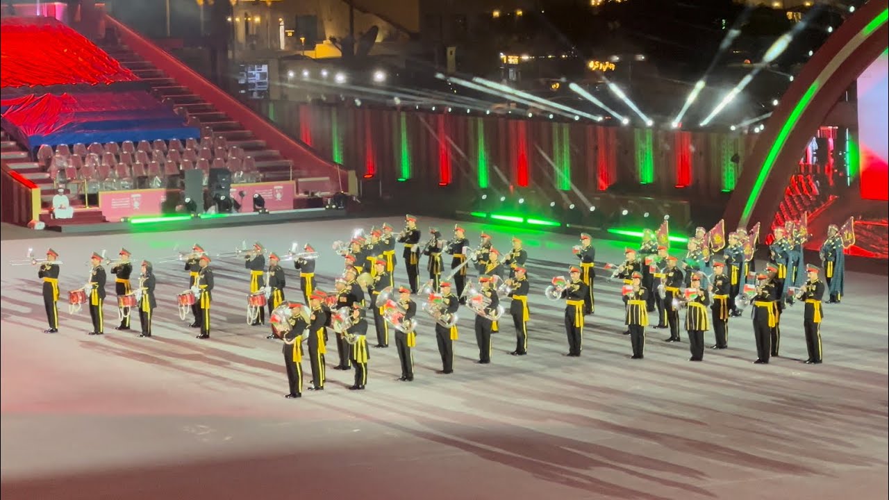 The Royal Guard of Oman Band and Pipes and Drums - Doha International Tattoo 2025 (Dress Rehearsal)
