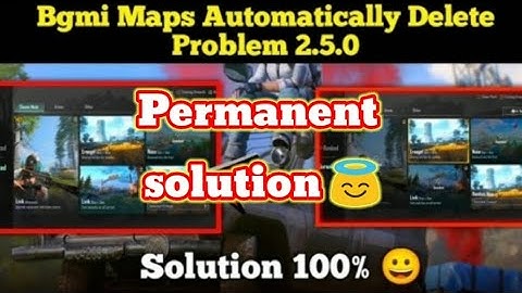 Bgmi map automatic delete problem solve | Bgmi 26 mb resource update problem solve #bgmi #pubg #maps
