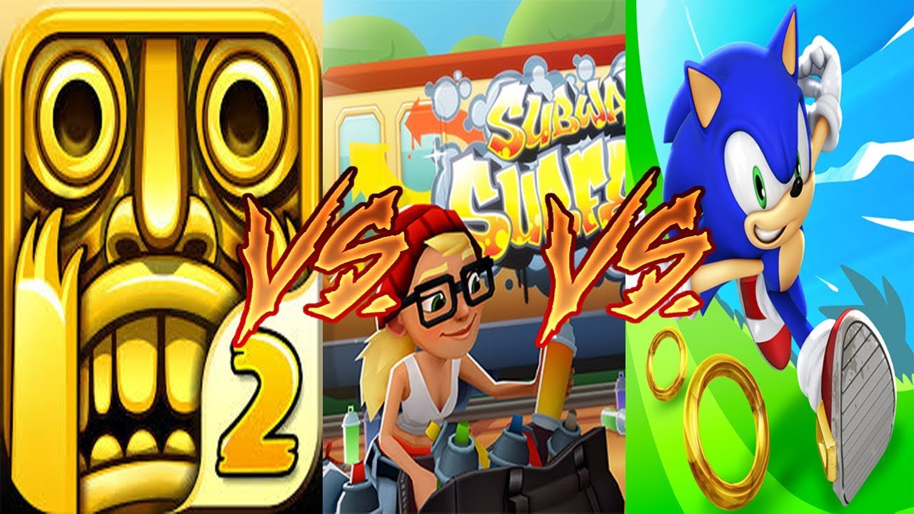 Temple Run 2 vs Subway Surfers vs Sonic Dash (Android Gameplay) - YouTube
