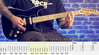 THE POLICE - Message in a Bottle [GUITAR COVER + TAB]