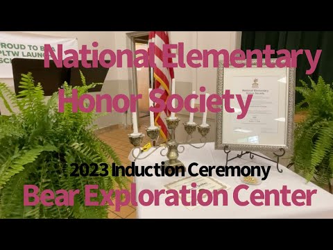 Bear Exploration Center’s National Elementary Honor Society Induction Ceremony  2023