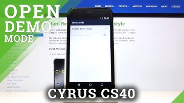 How to Enable Demo Mode in CYRUS CS40 - Hidden Mode from Developer Options
