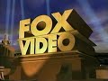 20th Century Fox Home Entertainment Fox Video 20th Century Fox 1996 1995 