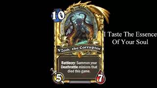Voice Impressions: Hearthstone: N'Zoth The Corruptor Voice Lines