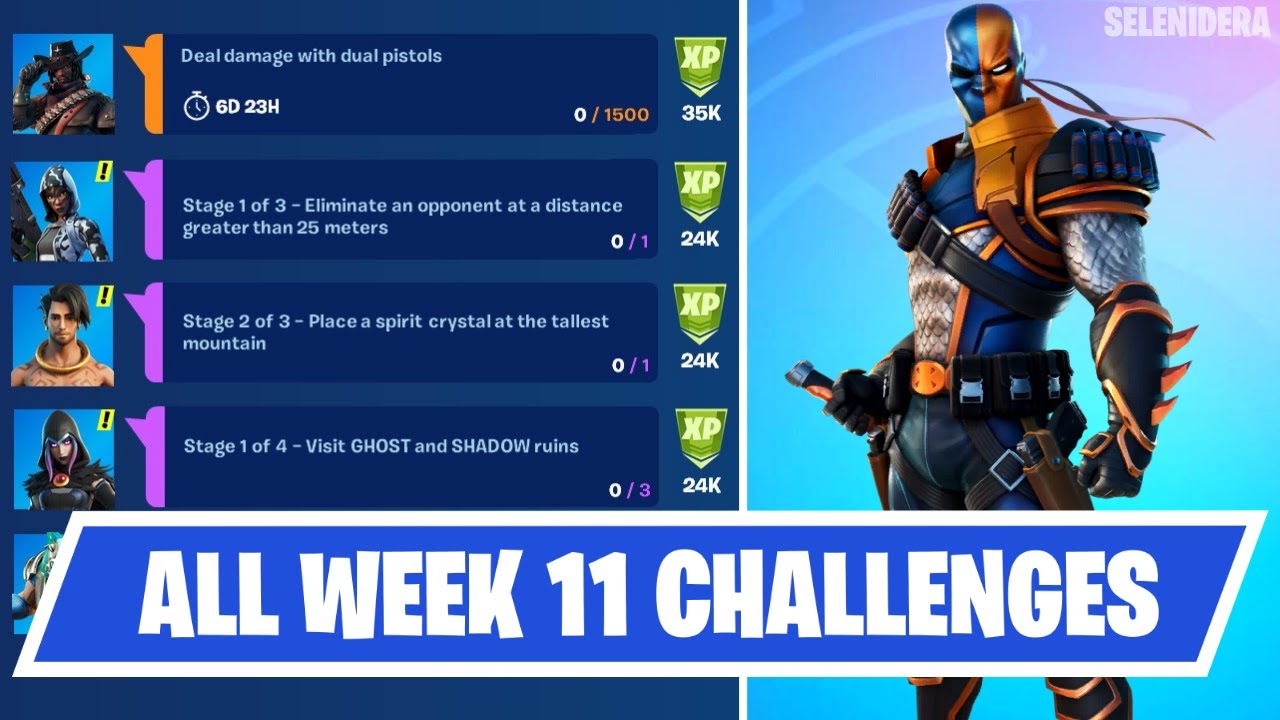*ALL* WEEK 11 EPIC AND LEGENDARY QUESTS GUIDE | Fortnite Chapter 2 Season 6