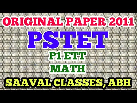Pstet 2016 Syllabus Pdf