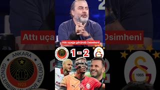 Attı Uçağa Götürdü Osimheni Galatasaray Gençlerbirliği Maç Sonu. Emre Bol. Şfet