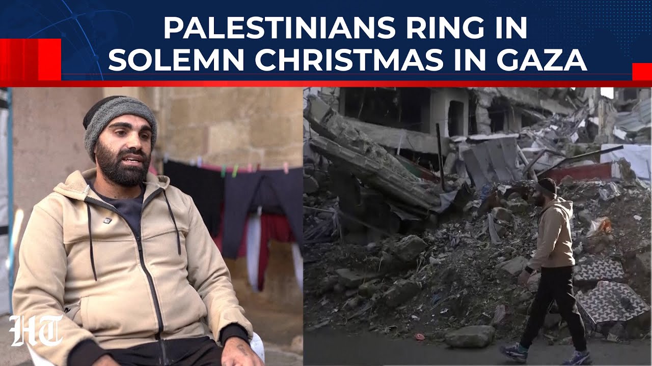 War-Torn Gaza's Palestinians Ring In Solemn Christmas For 2nd Year In A Row Amid Fragile Ceasefire