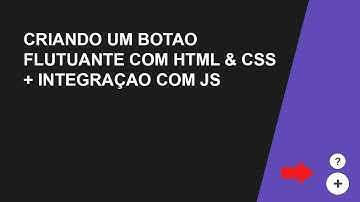 Como criar um botão flutuante para o seu site!