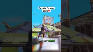 fortnite fix your game 🤦‍♂️ #fortnite #fortniteclips #fortnitebattleroyale #gaming #viralvideo #fyp
