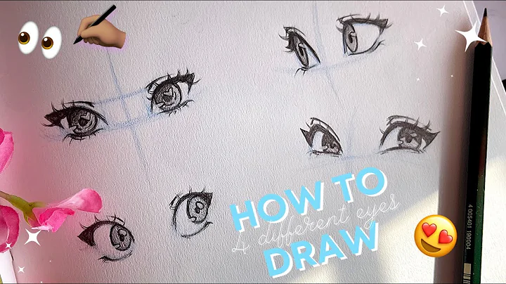 How To Draw 4 Types of Eyes!👀✍🏽My Eye Drawing Secret 🤫| Christina Lorré Tutorial ✍🏽💗✨