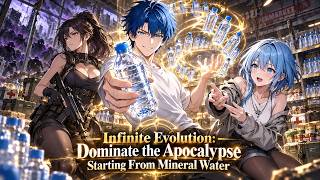 【FULL】💥Apocalypse arrives. His evolution turns plain water into wasteland supplies #manga #anime