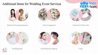 Wedding Event Planning Proposal PowerPoint Presentation Slides