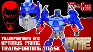 Transformers One OPTIMUS PRIME TRANSFORMING MASK: EmGo's Transformers Reviews N' Stuff