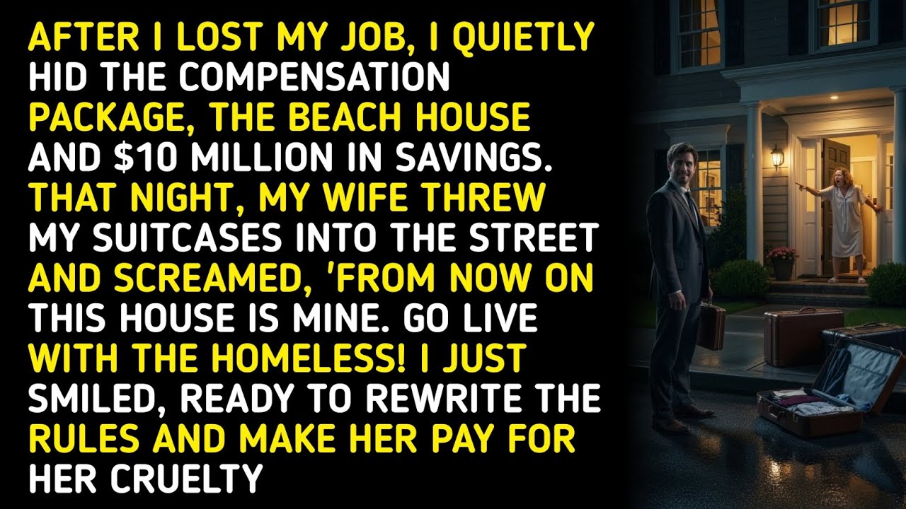 AFTER I LOST MY JOB, I QUIETLY HID THE COMPENSATION PACKAGE, THE BEACH HOUSE AND $10 MILLION IN 