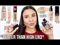 TOP 5 DRUGSTORE FOUNDATIONS! | The Best For All Skin Types *better than high end* | Jackie Ann