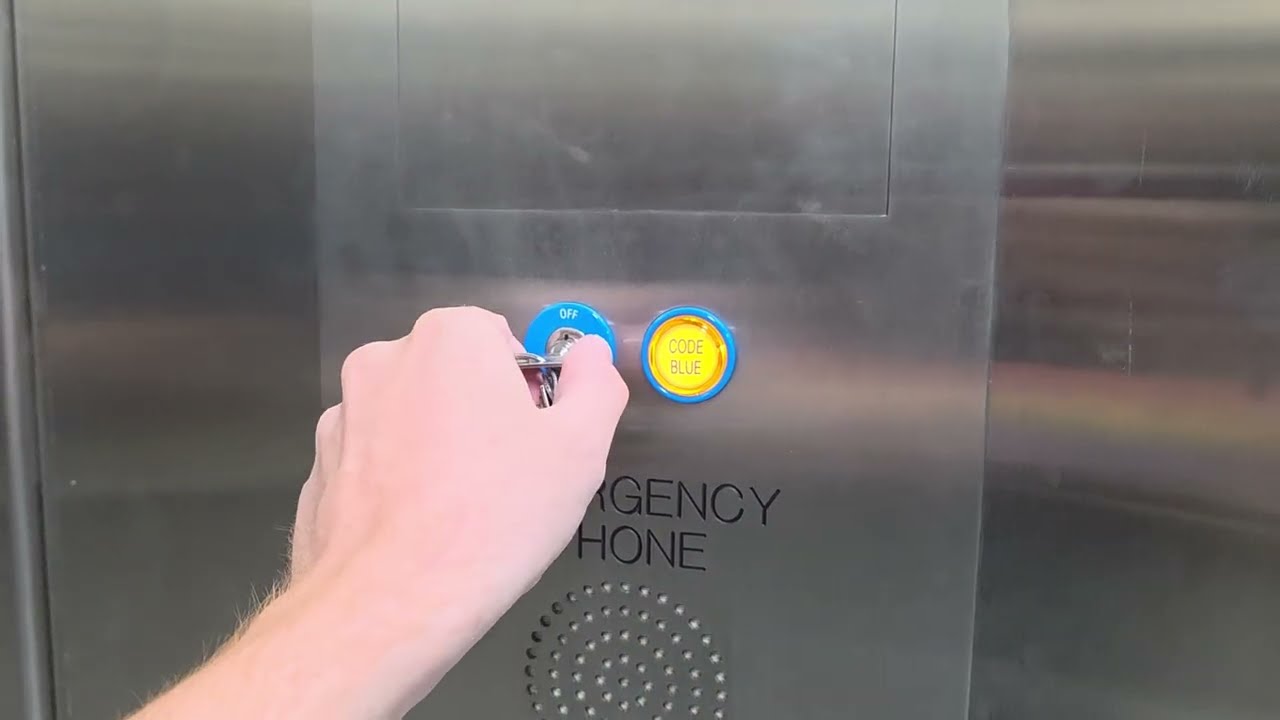 Code Blue Service Demo On a MASSIVE MEI Hydraulic Service Elevator