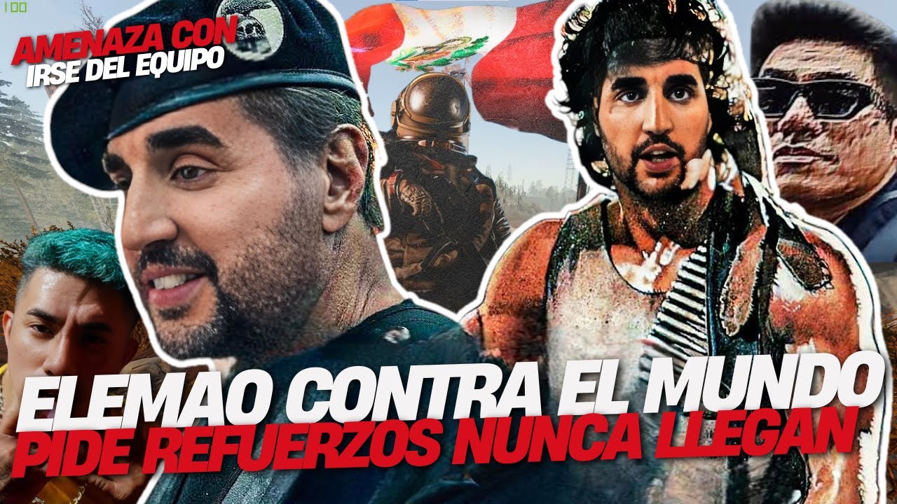 Elemao ELEMAO ENFRENTA A TEAM PIDE REFUERZOS Y NUNCA LLEGAN 🔥🔫| SE ENOJA Y ...