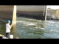 Spillway Fishing For Striper. EP 58