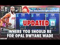 *UPDATED* WHERE YOU SHOULD BE IF YOU ARE GRINDING FOR GALAXY OPAL DWYANE WADE! NBA 2K21 MYTEAM