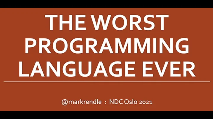 The Worst Programming Language Ever - Mark Rendle ...
