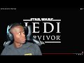 GameBreakerGod Reacts | Star Wars Jedi: Survivor - Official Reveal Teaser Trailer