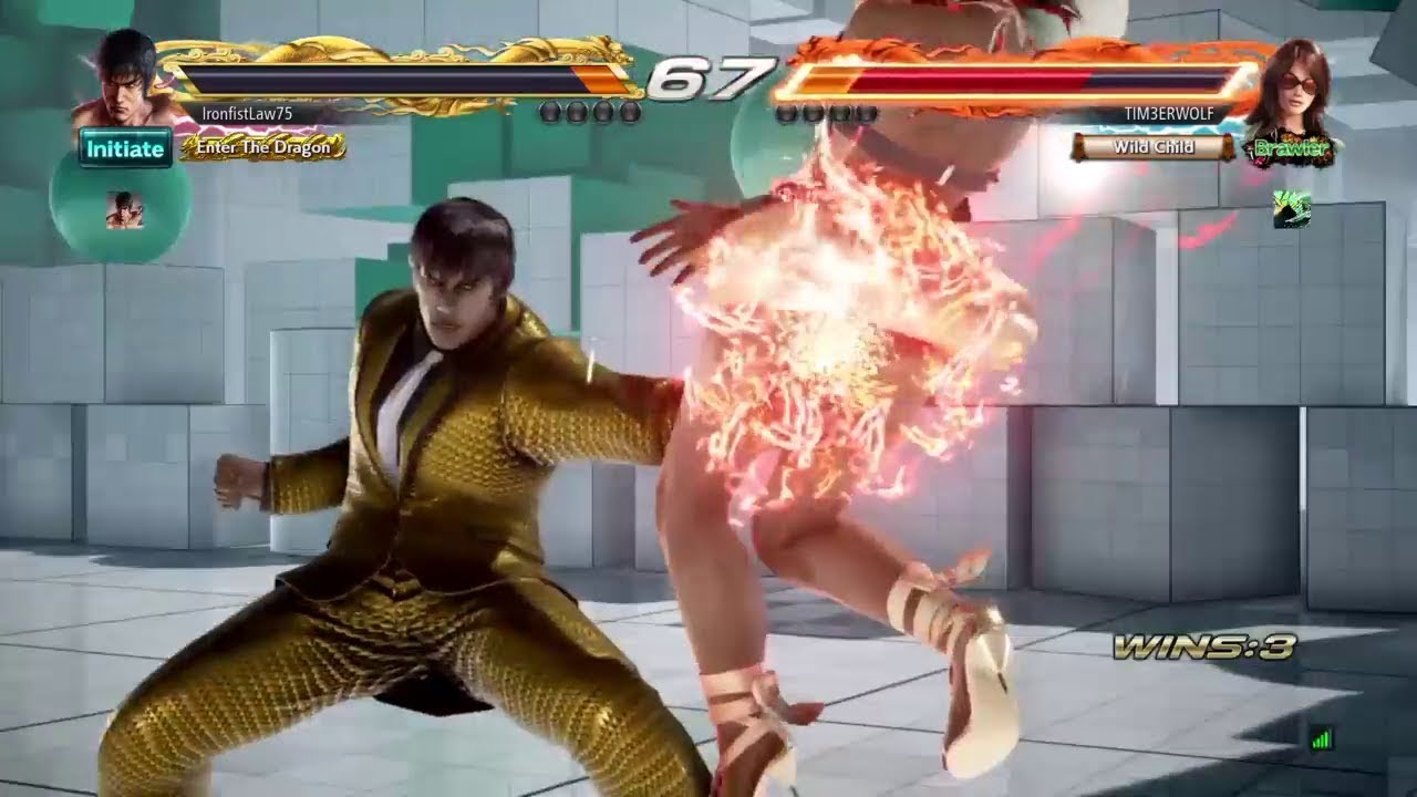Tekken 7 online - Law comeback combo