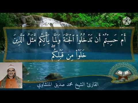 ألا إن نصر الله قريب مقطع غاية في الروعة والخشوع للشيخ محمد صديق المنشاوي