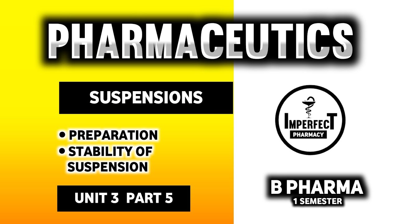 Preparation Of Suspension Stability Problem In Suspension preparation-of-suspension-stability-problem-in-suspension