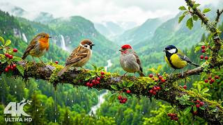 Peaceful Birdsong & Nature Sounds🌧️ Natural Rain Sounds for Deep Relaxation🍃