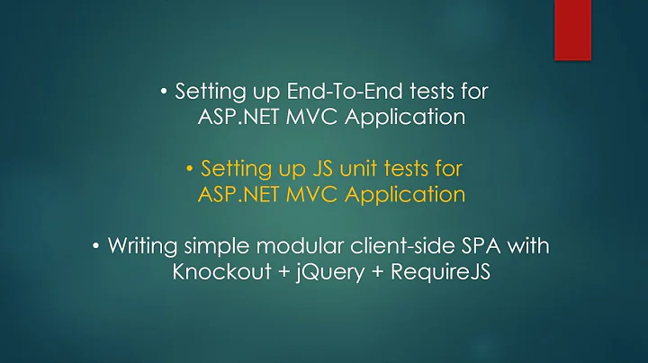 Unit Testing JavaScript in ASP.NET MVC with Jasmine and Karma
