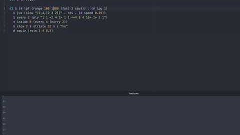 TidalCycles Run (2020/09/27)