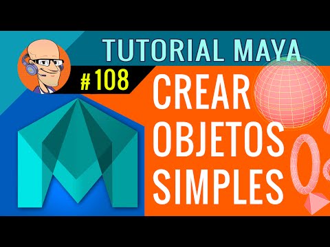 Tutorial Maya 2016 - Creación de Objetos Simples #108 (en español)