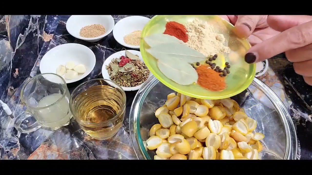 الجزء الثاني ..طريقه عمل طرشي او مخلل الرطب ..تعدى مرحله النطاعه واللذاذه