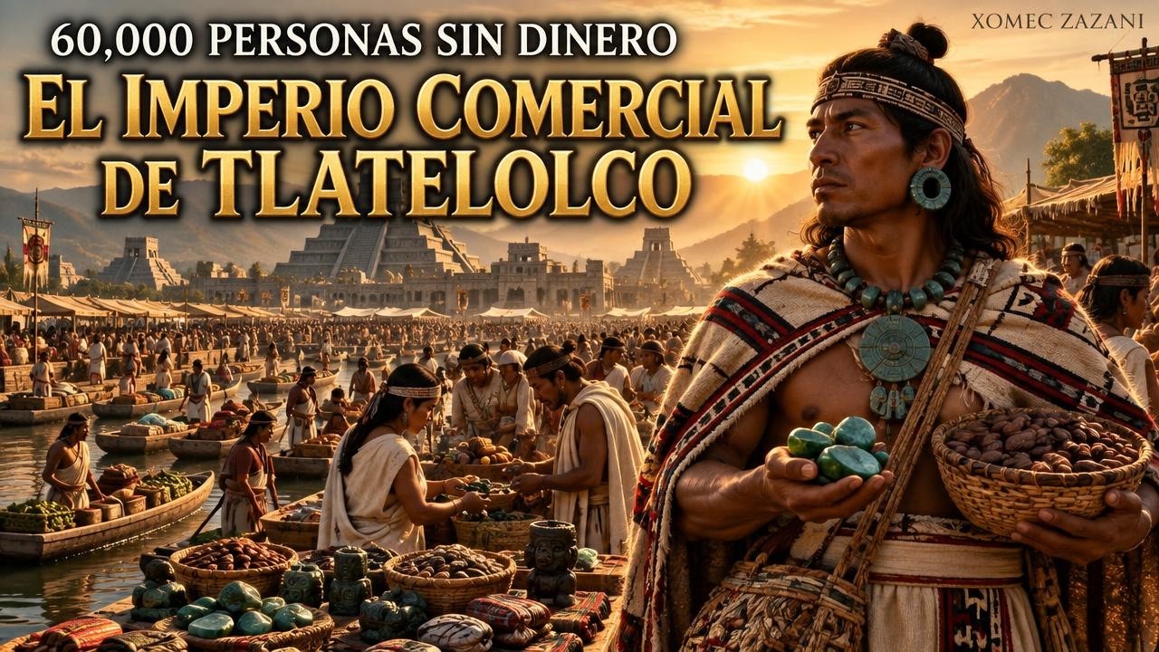 Miniatura del video: El Imperio Comercial de Tlatelolco: el mercado que asombró a los españoles 🏛️🌽