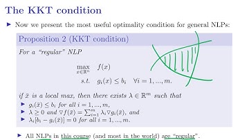 [OR3-Theory] Lecture 6: Lagrange Duality and the KKT Condition #5 The KKT condition