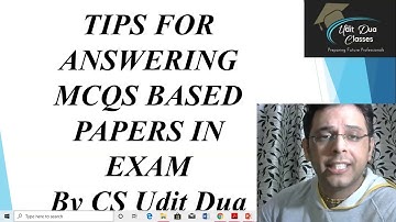 CS executive | Tips for answering MCQs based papers in exams|