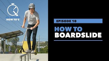 How to Boardslide | 60 Second Scooter Tips & Tricks