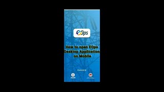How to Open EOps PC application on Mobile screenshot 3