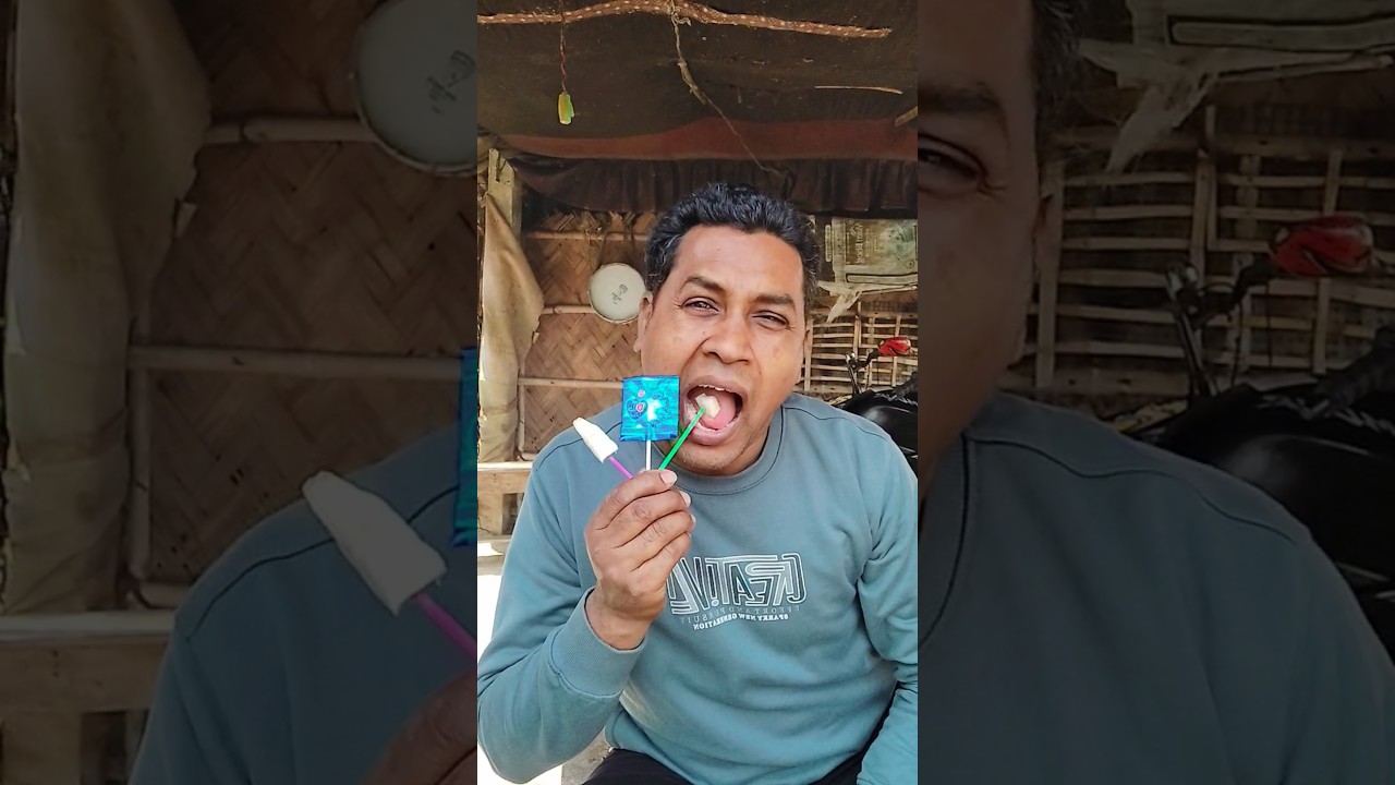 Yellow and Pink Lollipop Flavor Test bytechnical fuchkul🍢🍭🍬🍭D2006