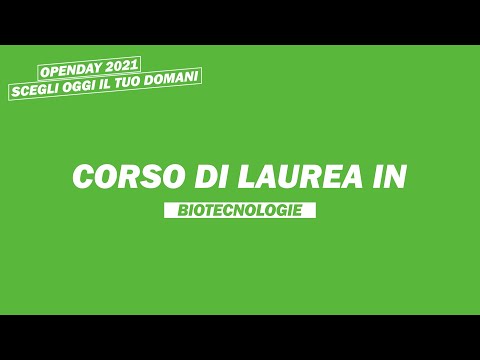 Biotecnologie - Video di presentazione