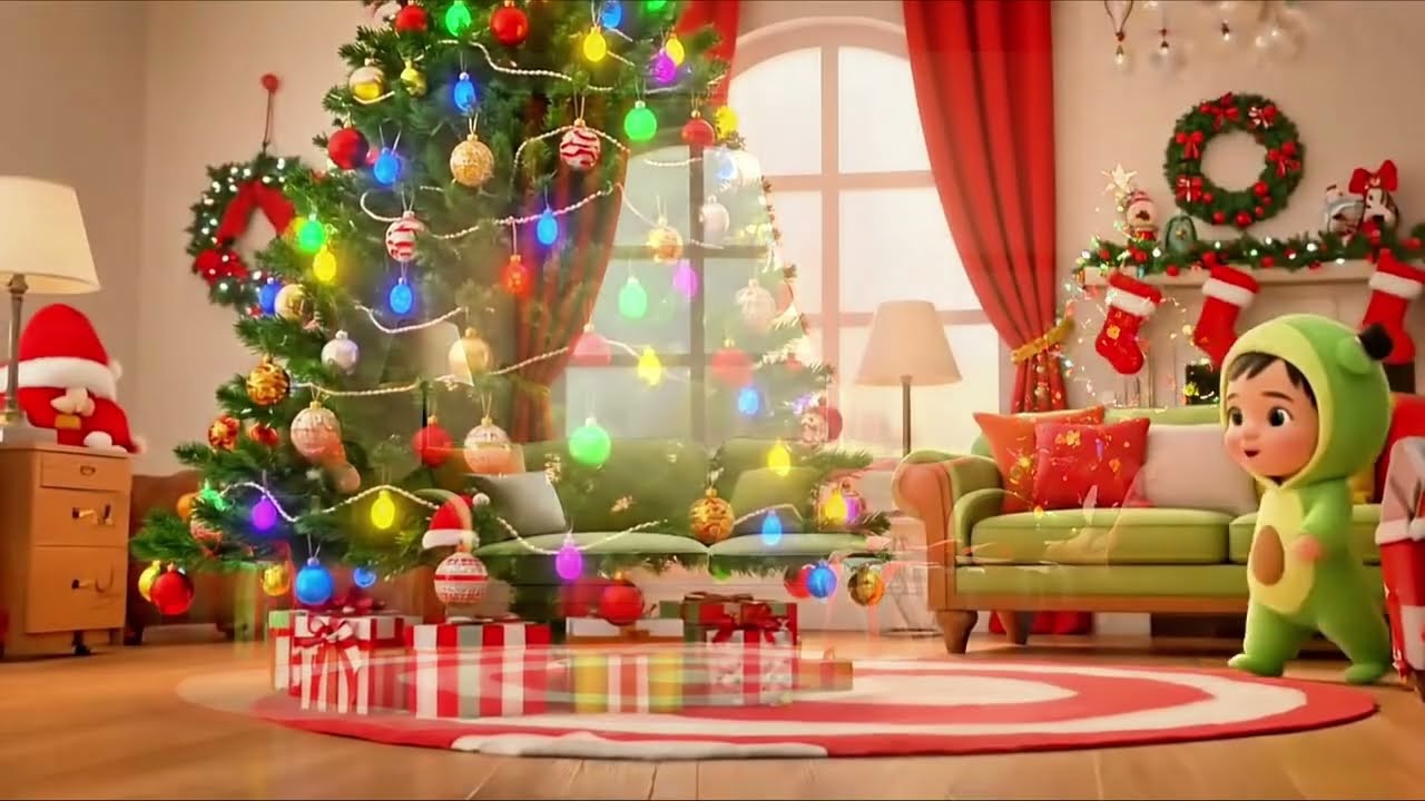Christmas Colors Song | I Spy Red, Green, Gold | Sunny Avo
