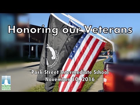 Honoring our Veterans at Park Street Intermediate School